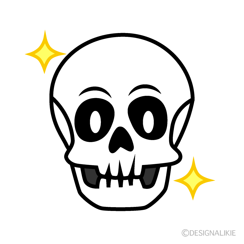Glitter Skull