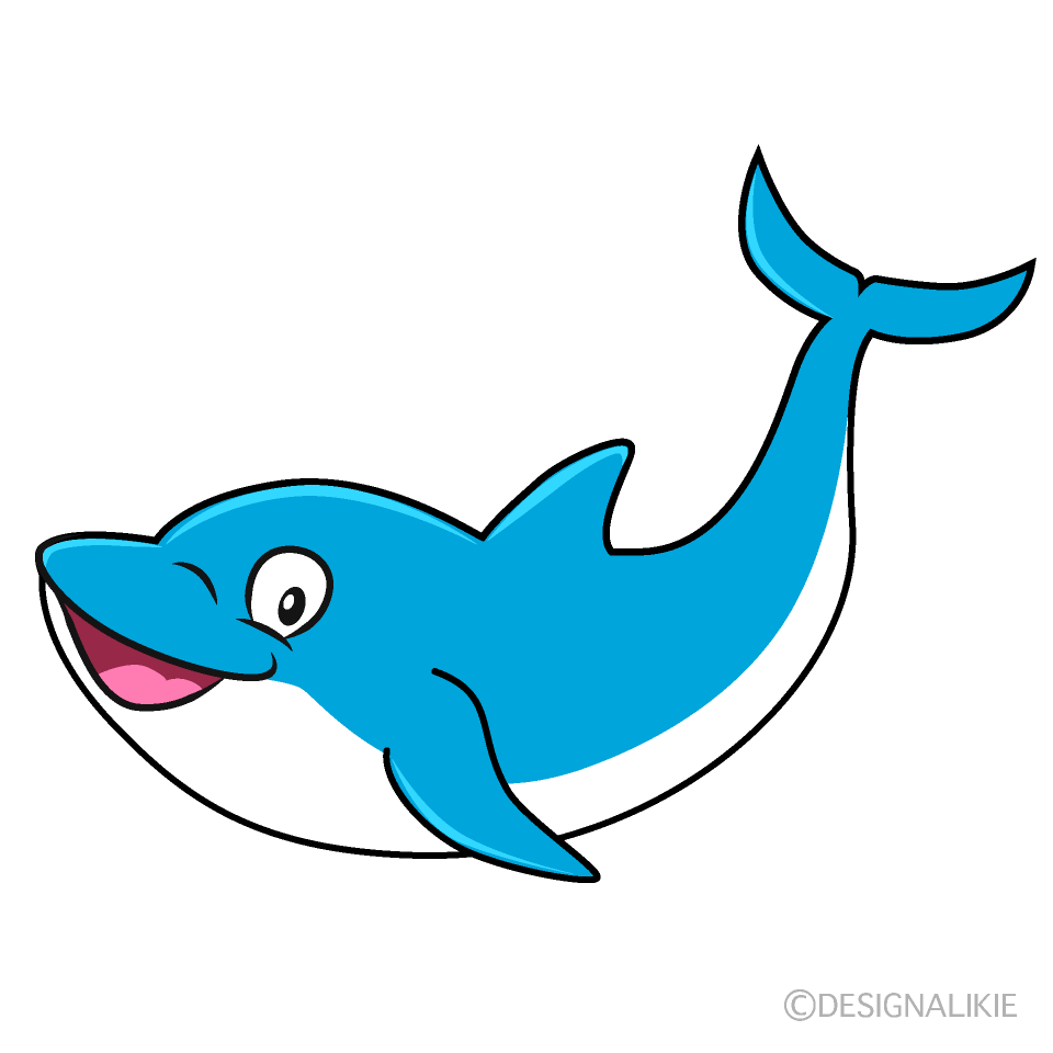 Free Dolphin Cartoon Image｜Charatoon