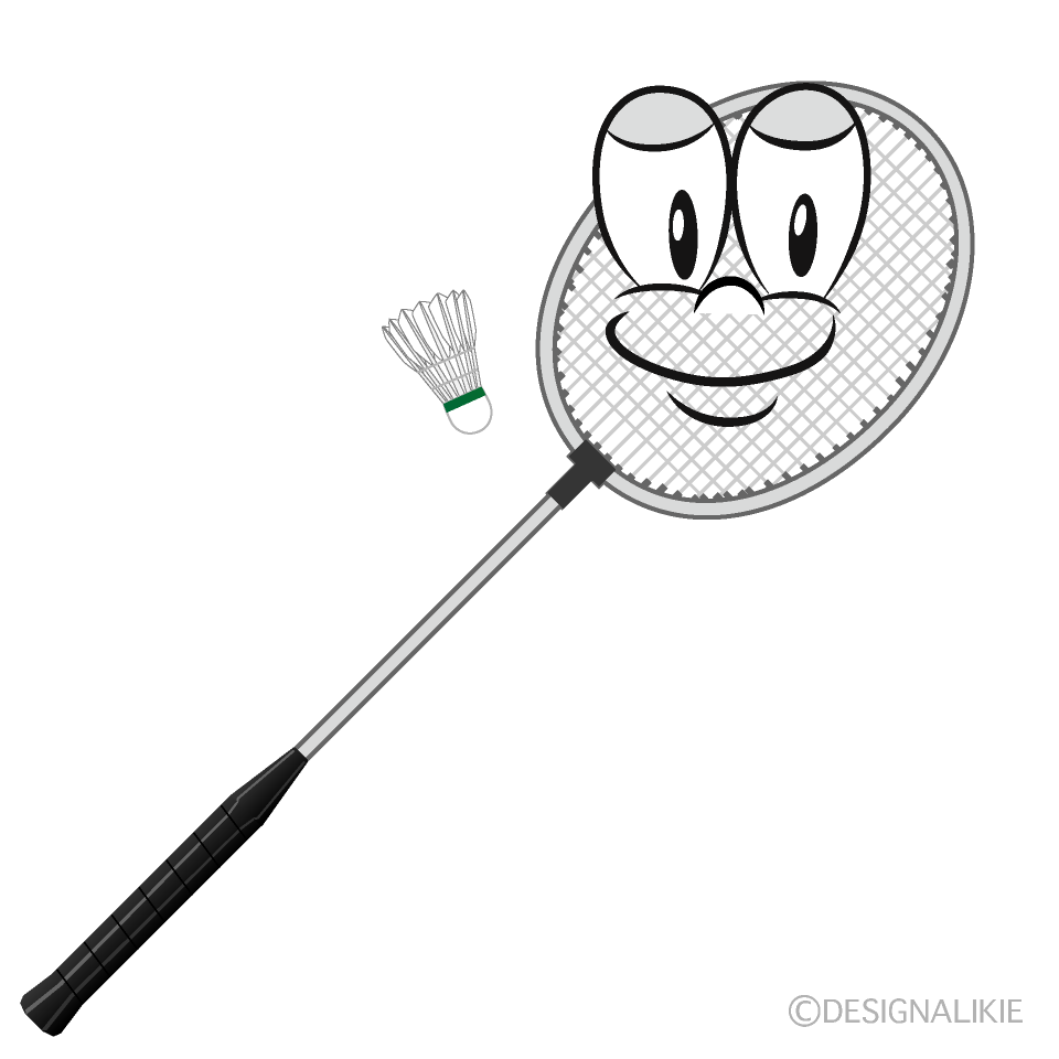 Free Badminton Cartoon Image｜Charatoon