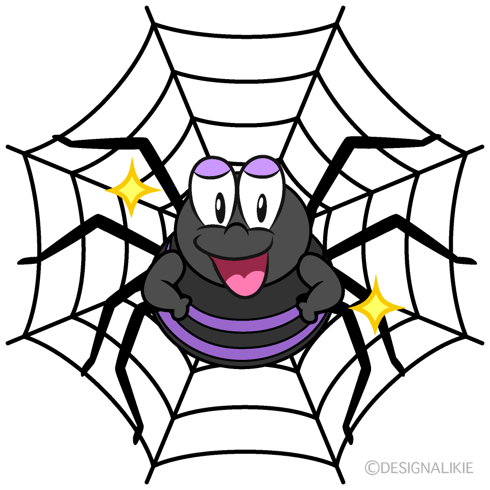 Glitter Spider Web