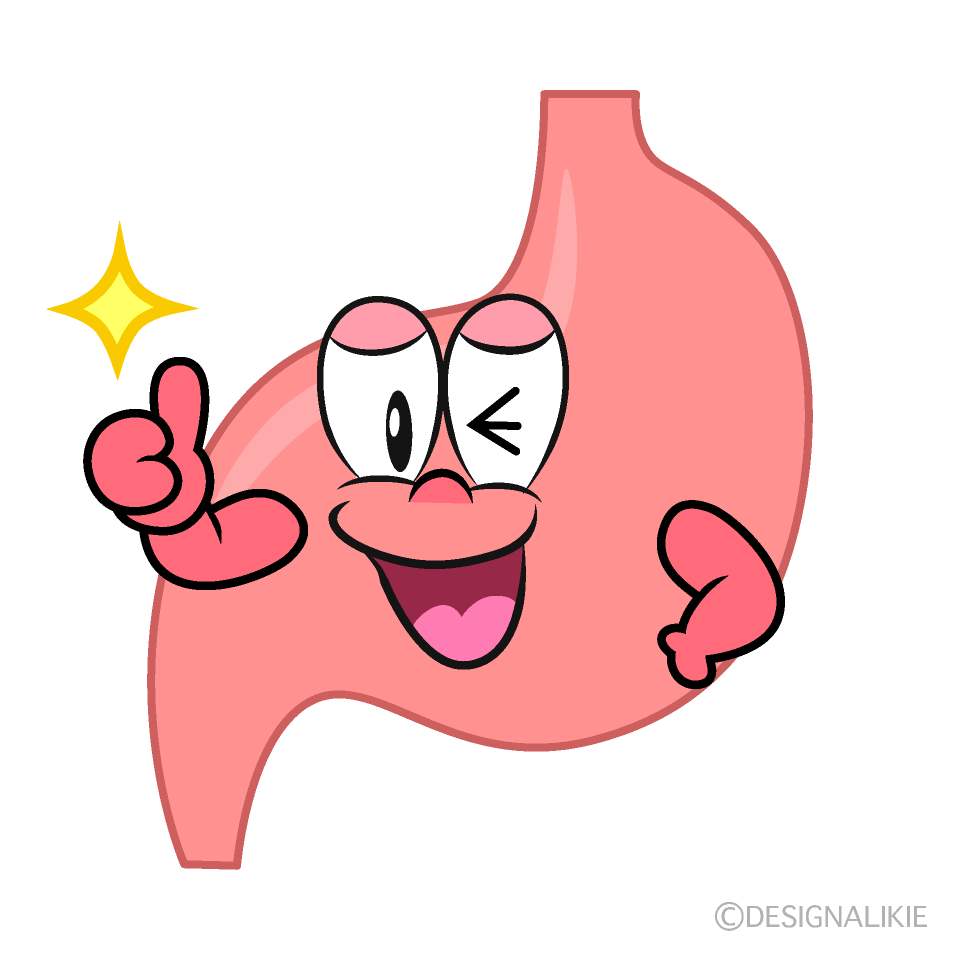 Thumbs up Stomach