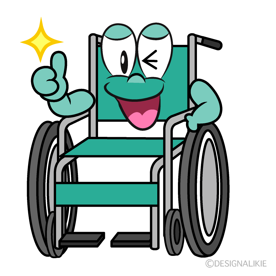 Thumbs up Wheelchair