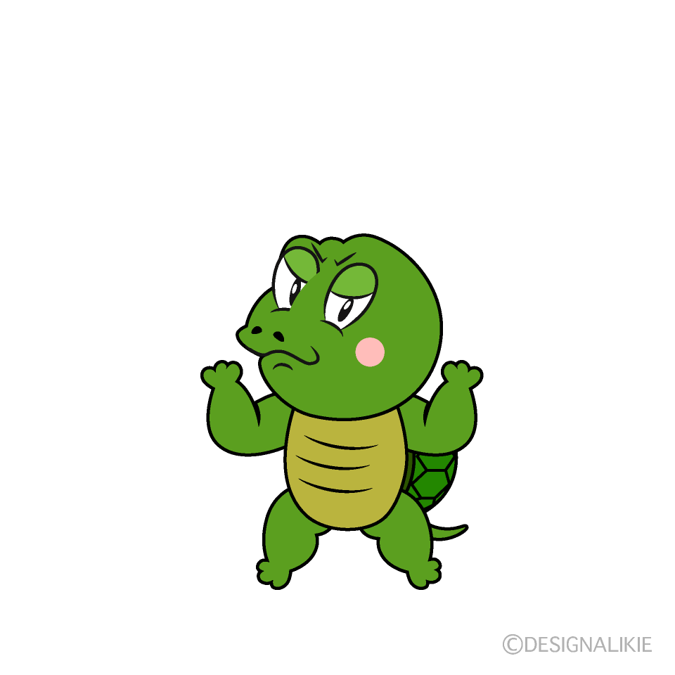 Free Angry Turtle Cartoon Image｜Charatoon