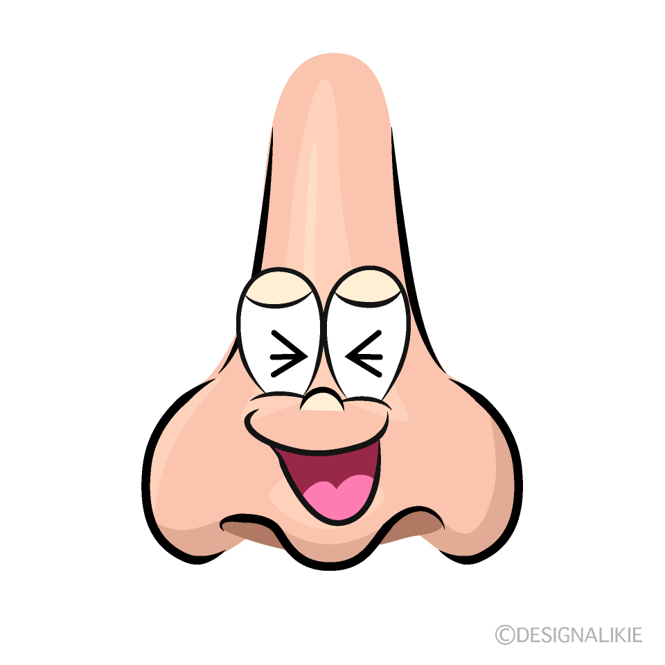 Free Laughing Nose Cartoon Image｜Charatoon