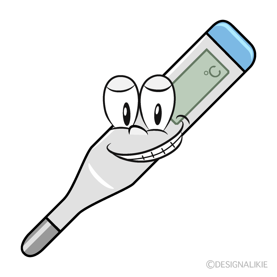 Grinning Medical Thermometer