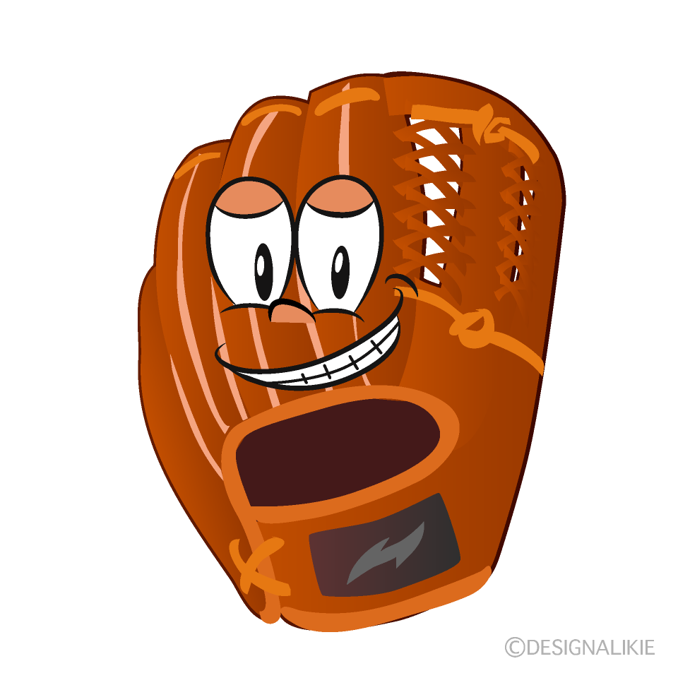Grinning Baseball Glove