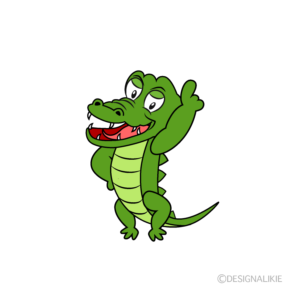 Posing Crocodile