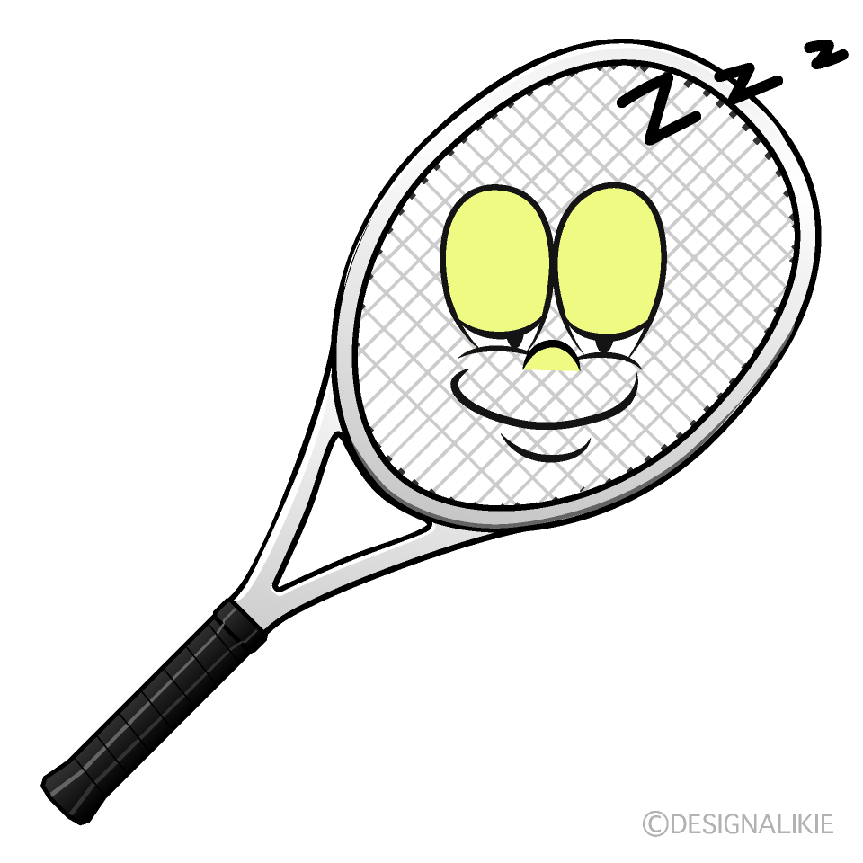 Sleeping Tennis Racket