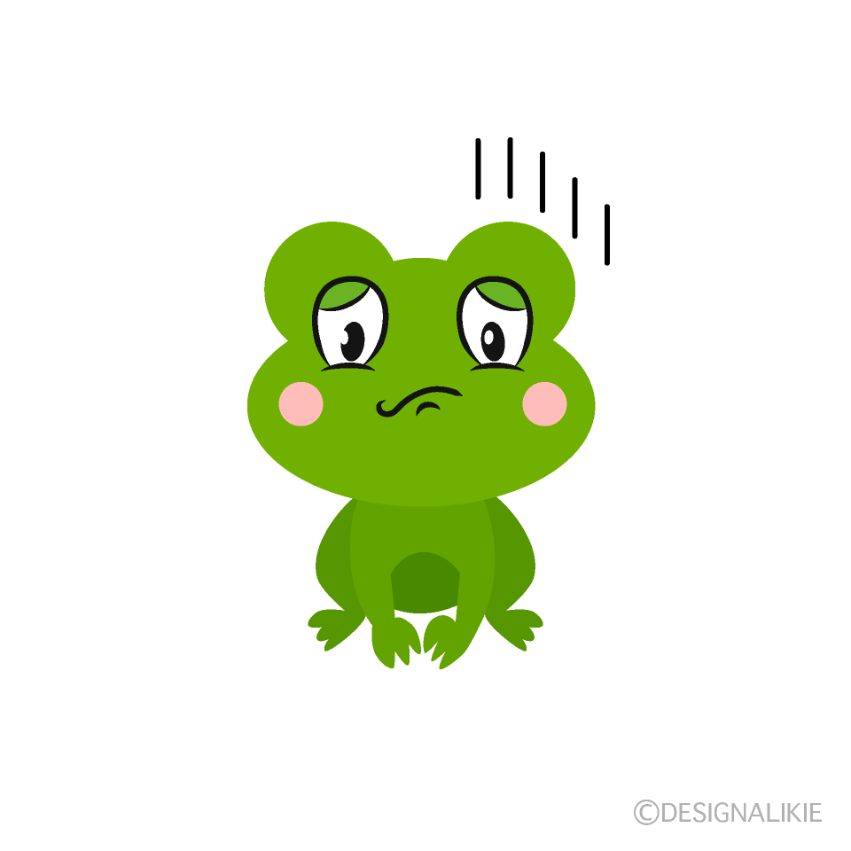 Depressed Frog