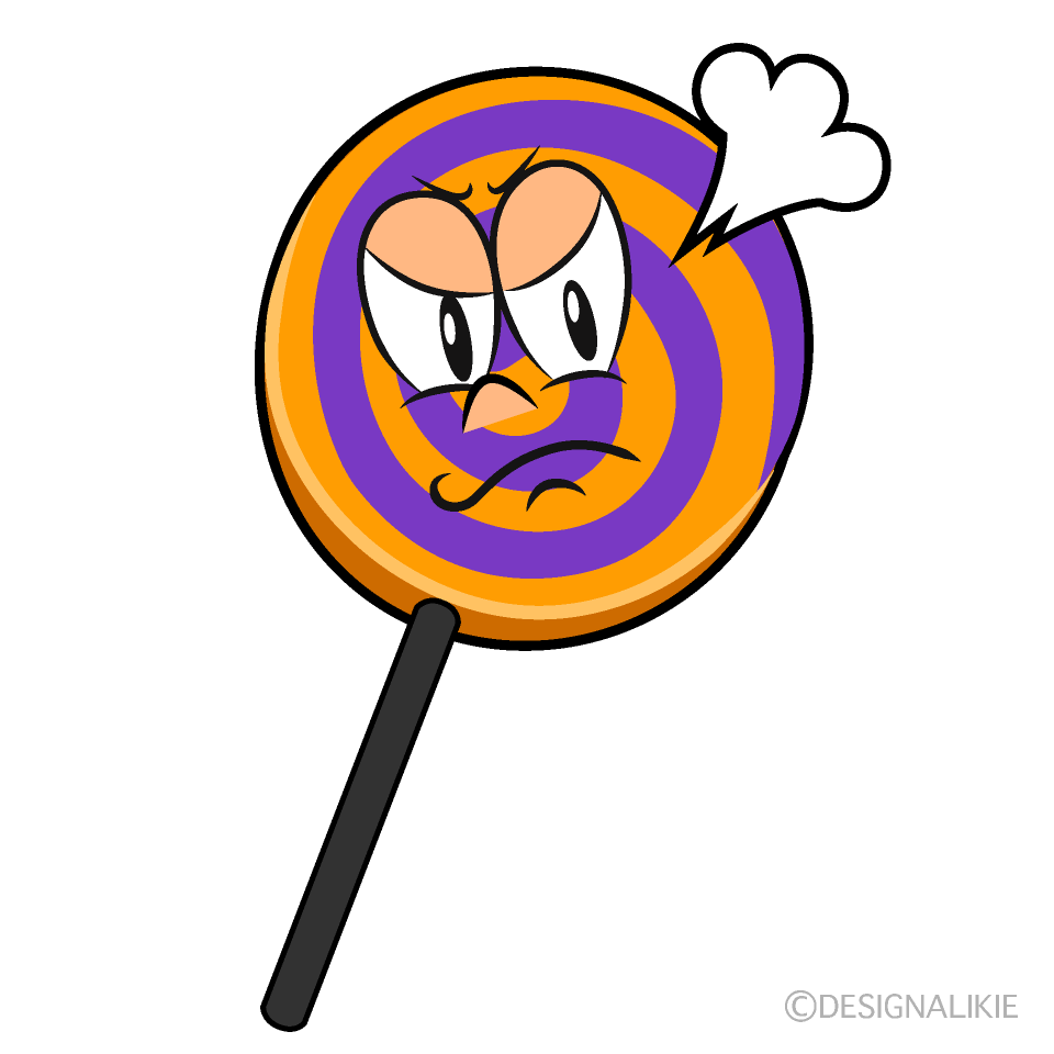 Angry Halloween Lollipop