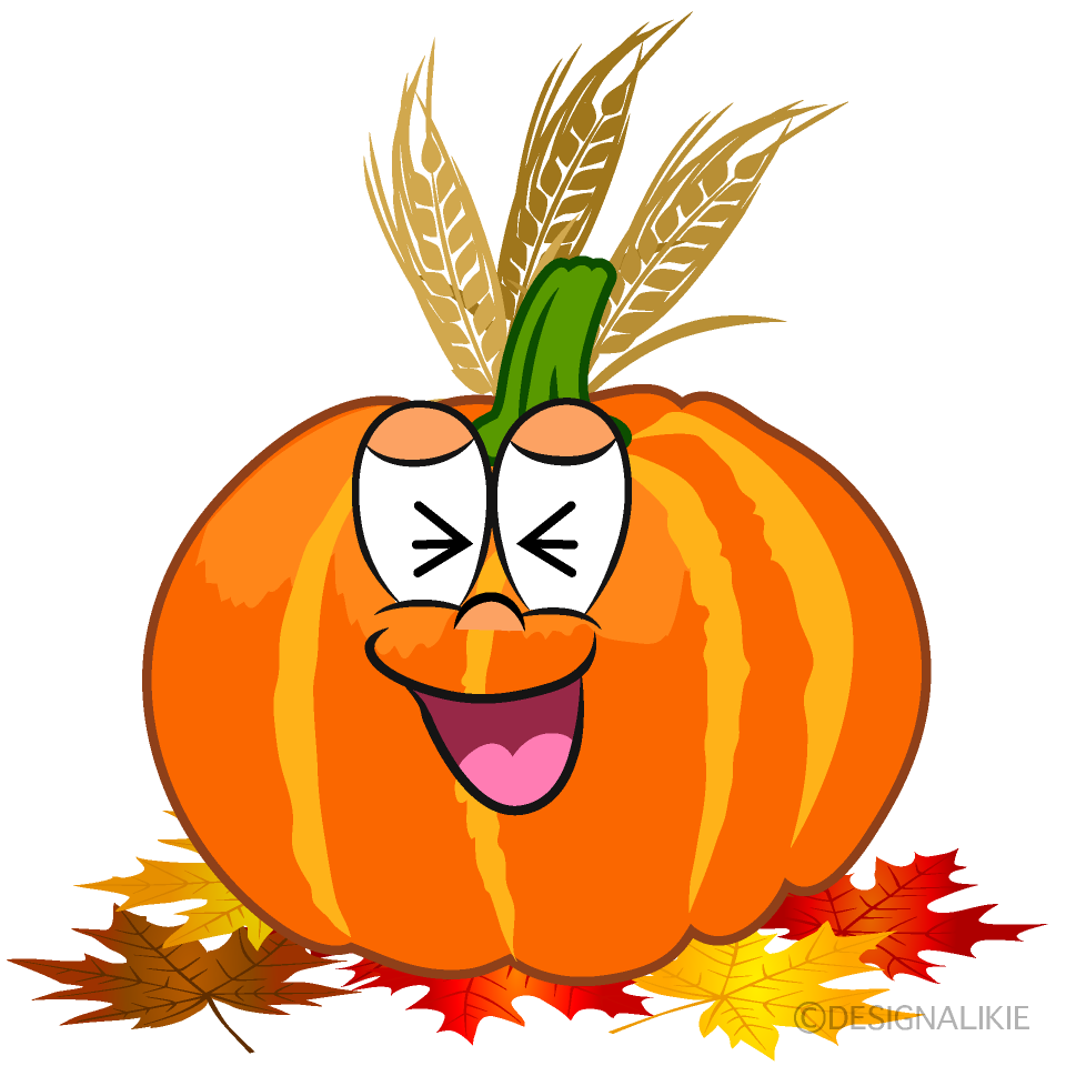 Laughing Thanksgiving Pumpkin