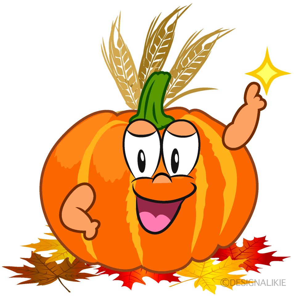 Posing Thanksgiving Pumpkin