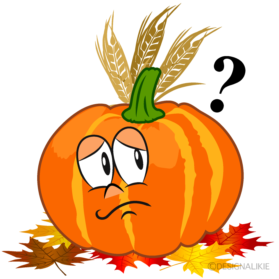 Thinking Thanksgiving Pumpkin