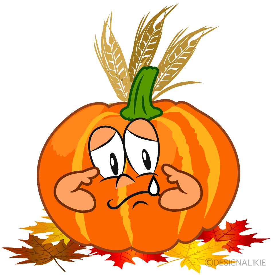 Sad Thanksgiving Pumpkin