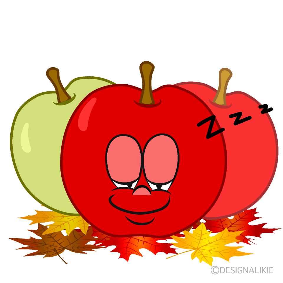 Sleeping Fall Apple
