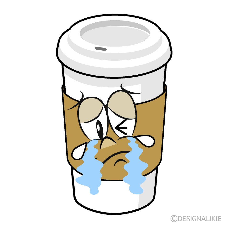 Crying Paper Cup Coffee