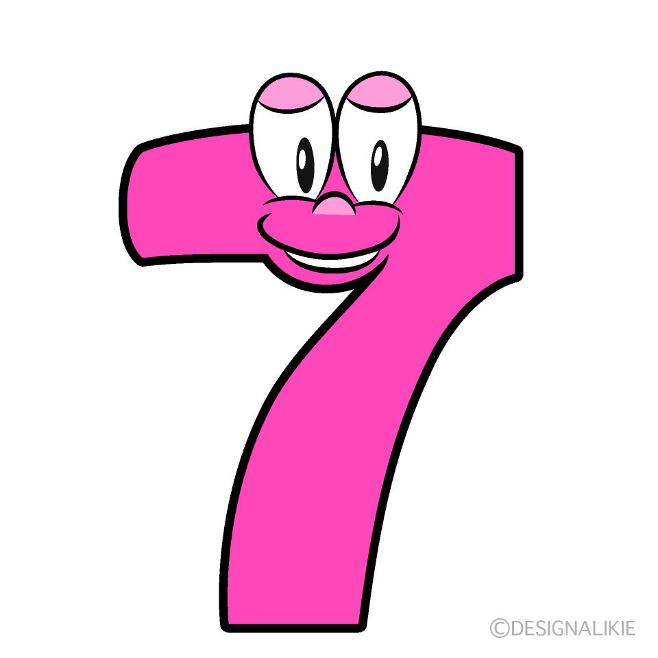 number 7 clipart