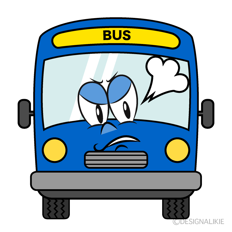 Free Angry Bus Cartoon Image｜Charatoon