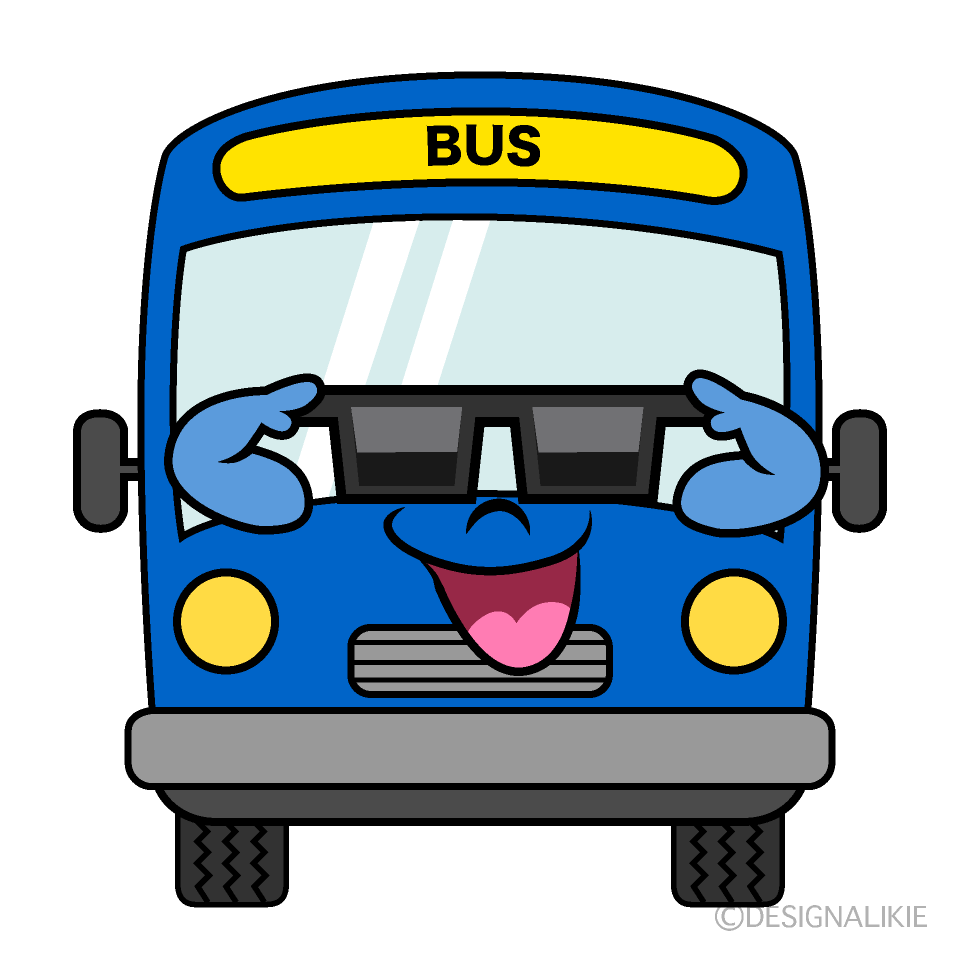 Free Cool Bus Cartoon Image｜Charatoon