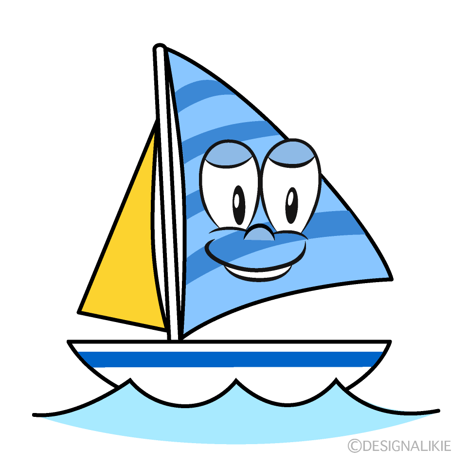 Free Yacht Cartoon Image｜Charatoon