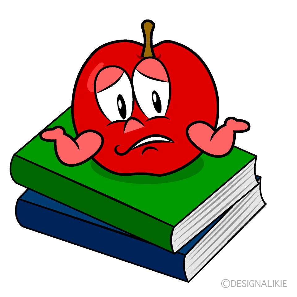 Troubled Apple and Book