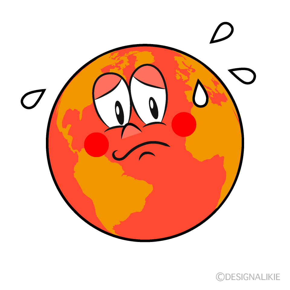 Tierra Calentamiento Global Imágenes Gratis de Personajes de Dibujos  Animados｜Charatoon ES