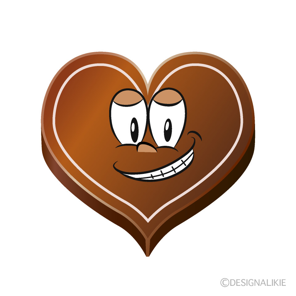 Grinning Heart Chocolate
