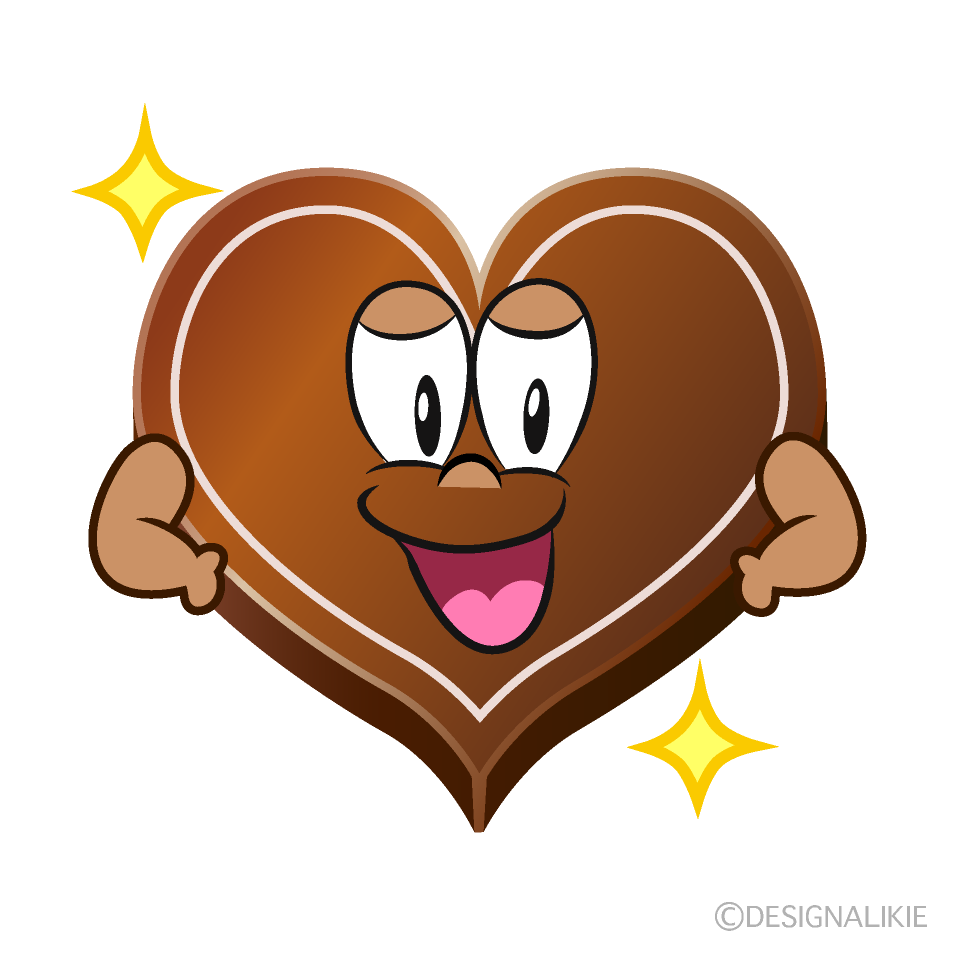 Glitter Heart Chocolate