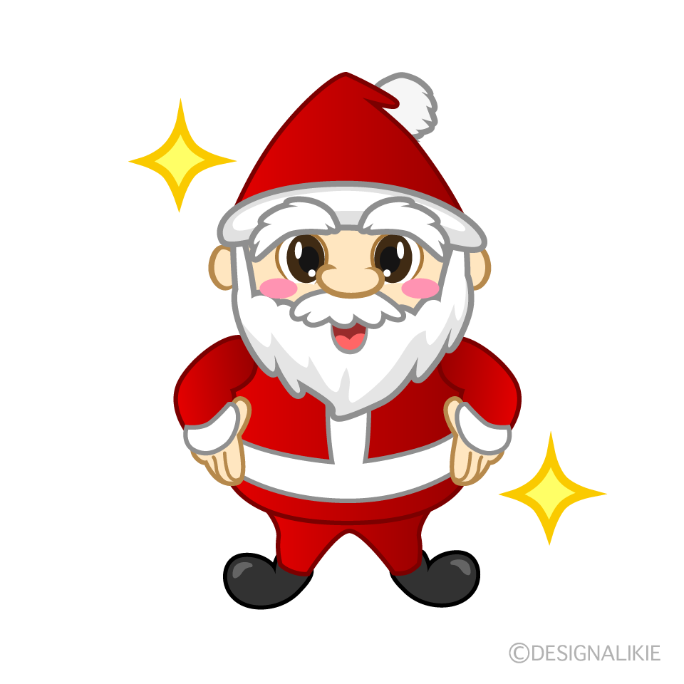 Glitter Mini Santa