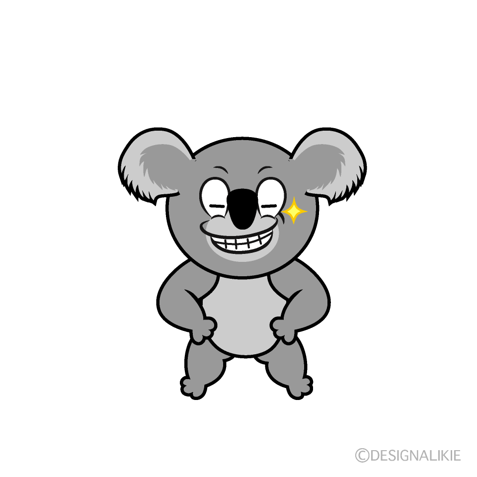 Grinning Koala