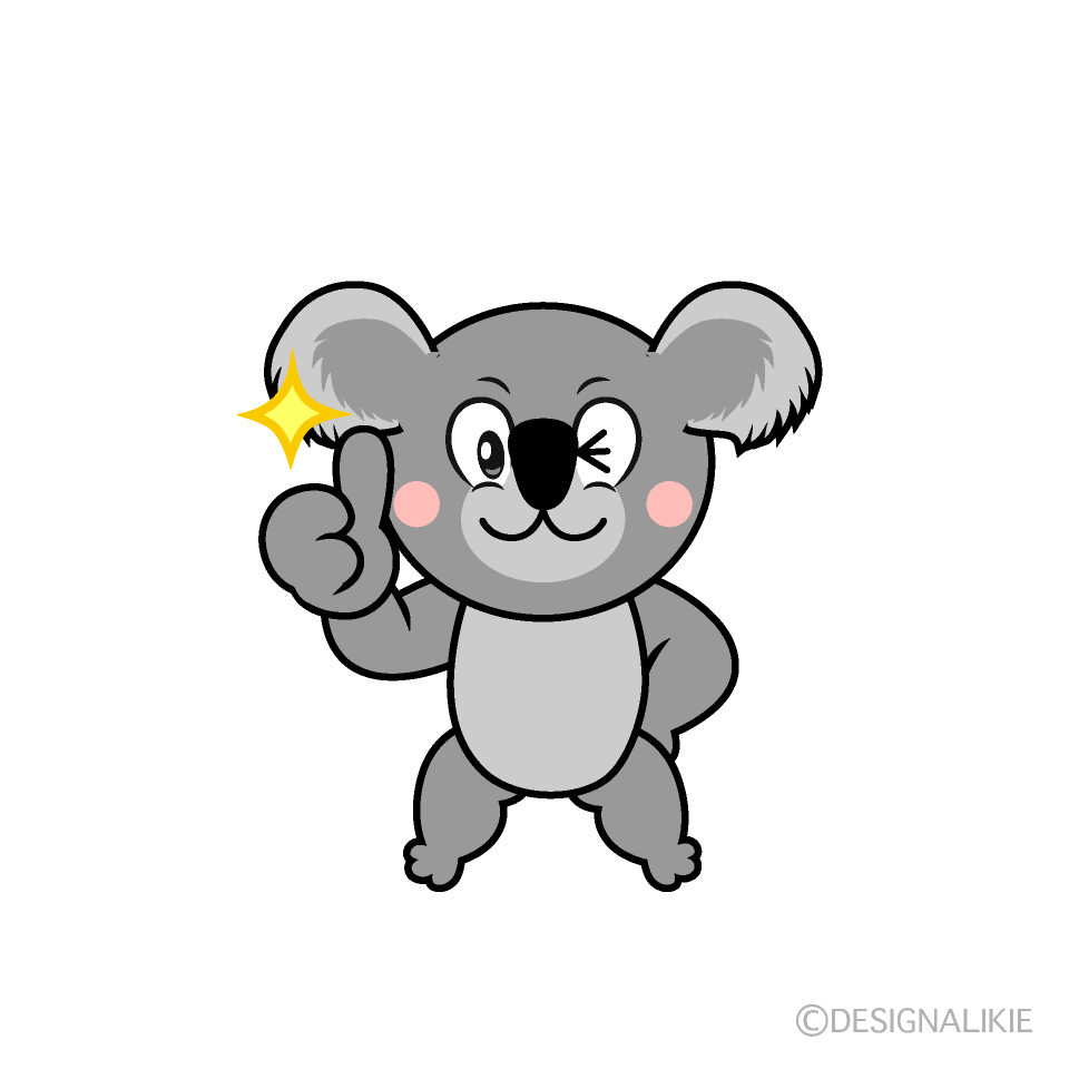 Thumbs up Koala