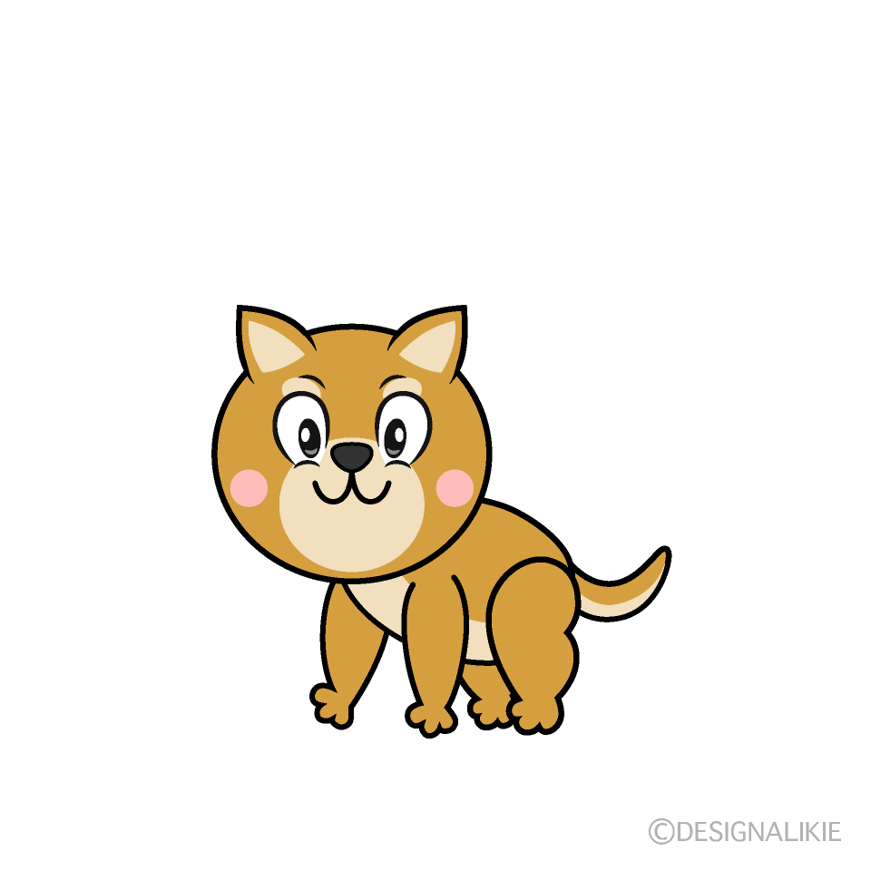 Shiba Inu Cartoon Character Image