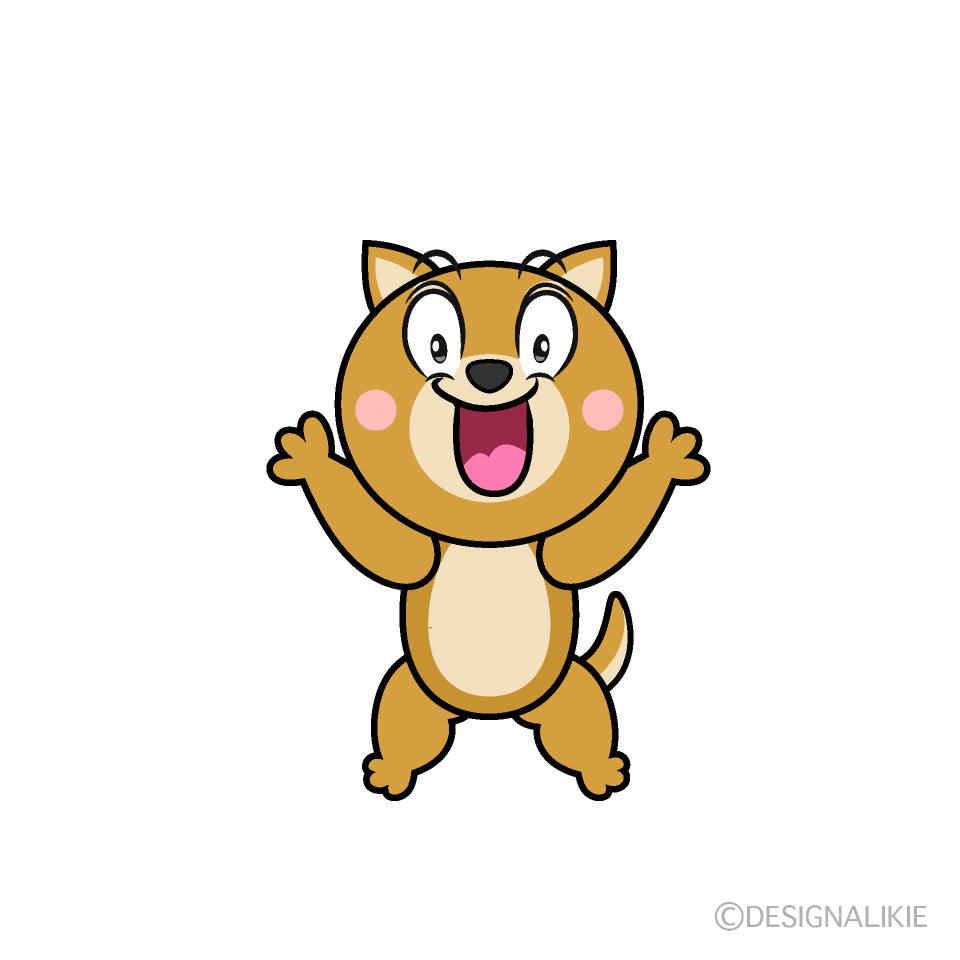 Surprising Shiba Inu Cartoon Character Image