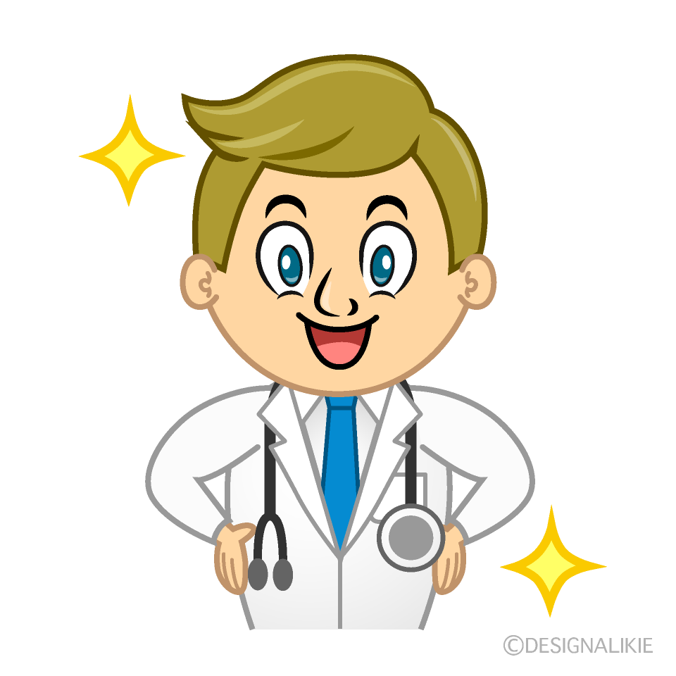 Glitter Doctor Cartoon Character Image