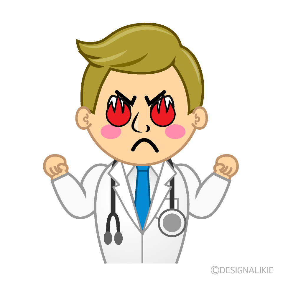 Enthusiasm Doctor Cartoon Character Image