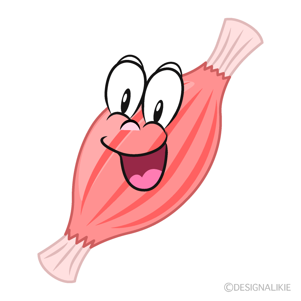 Surprising Muscle Cartoon Character Image