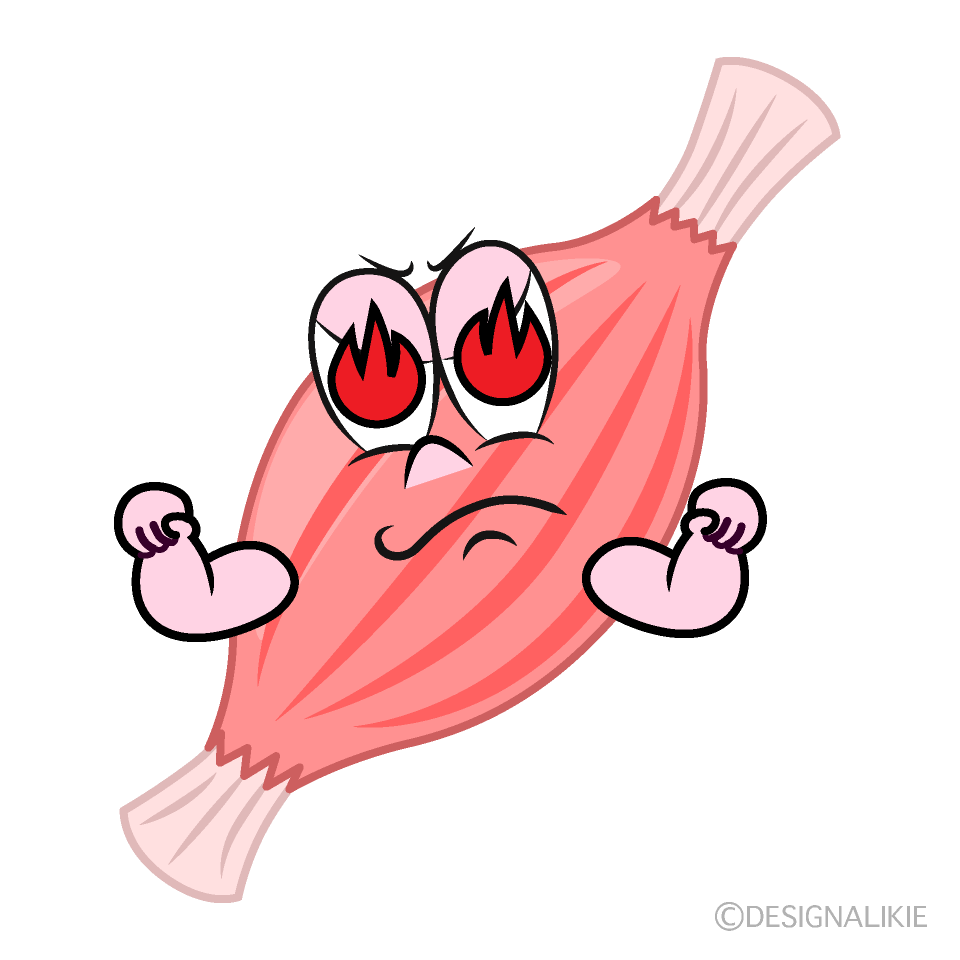 Enthusiasm Muscle Cartoon Character Image