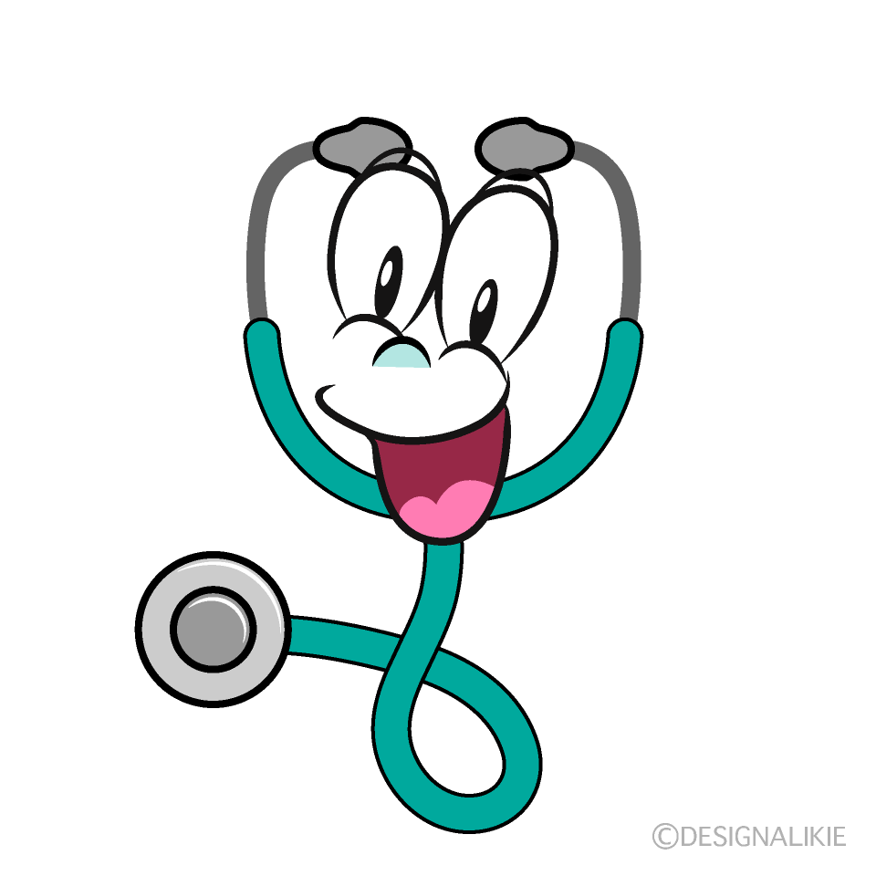 Surprising Stethoscope Cartoon Character Image