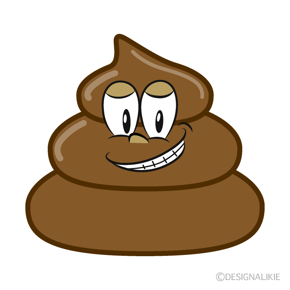 Grinning Poop Cartoon Character Image