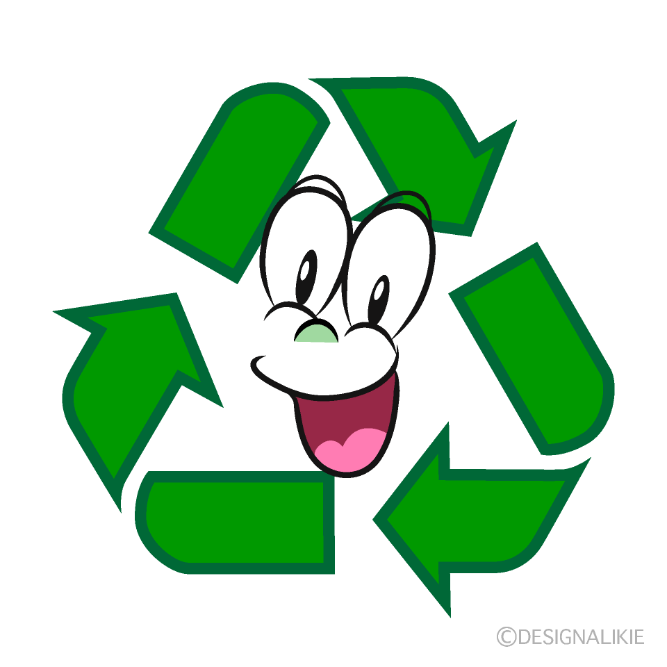 Surprising Recycling Cartoon Character Image