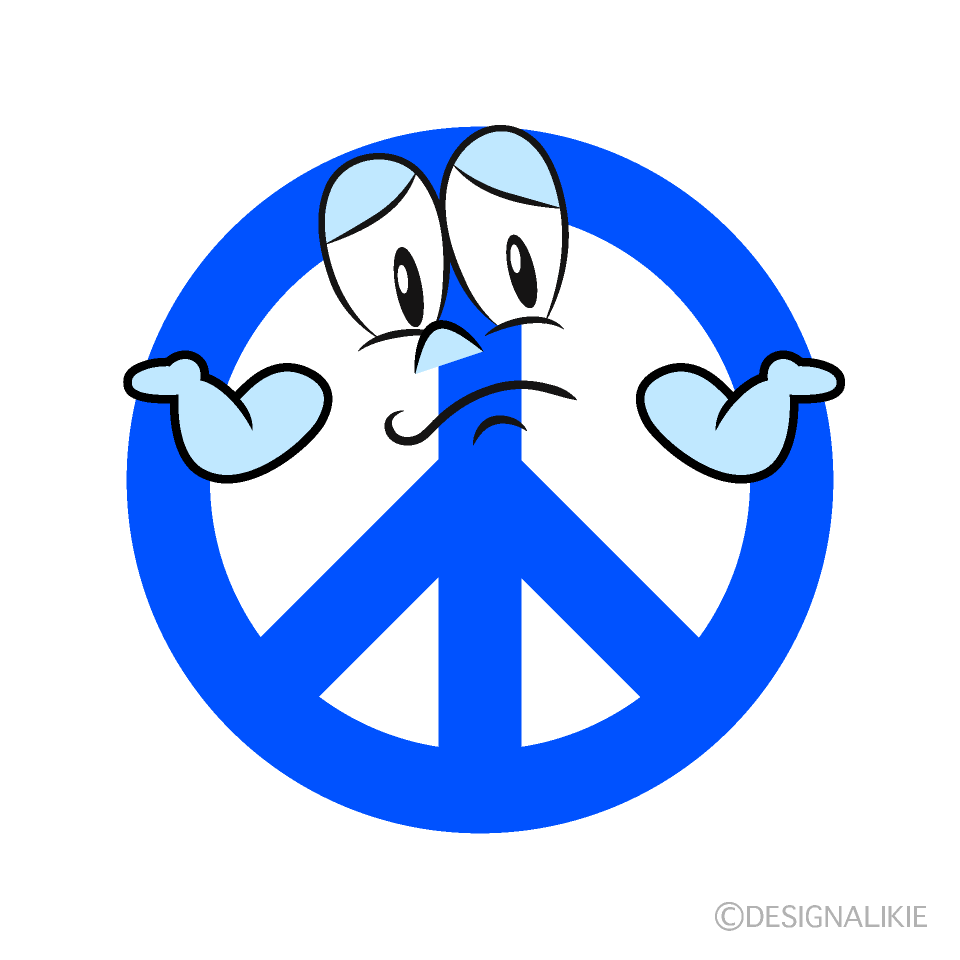 Troubled Peace Cartoon Character Image