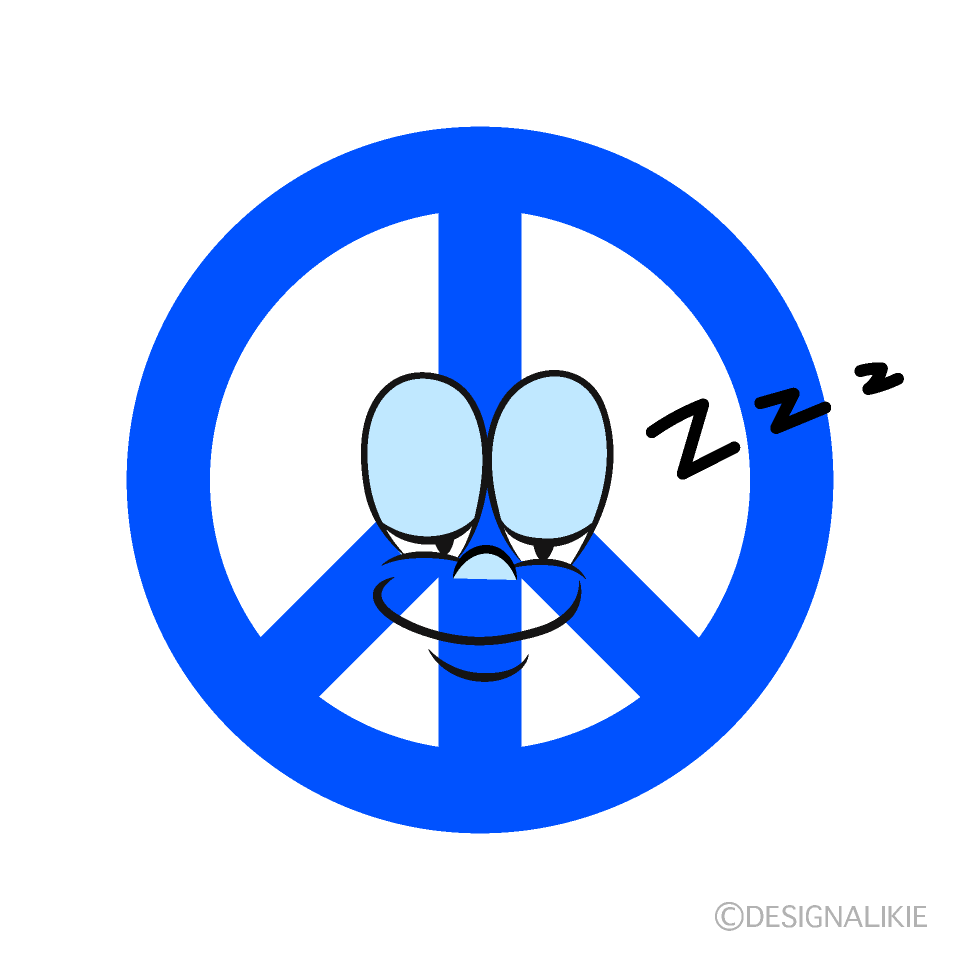 Sleeping Peace Cartoon Character Image