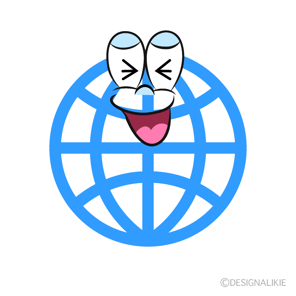 Laughing Global Cartoon Character Image