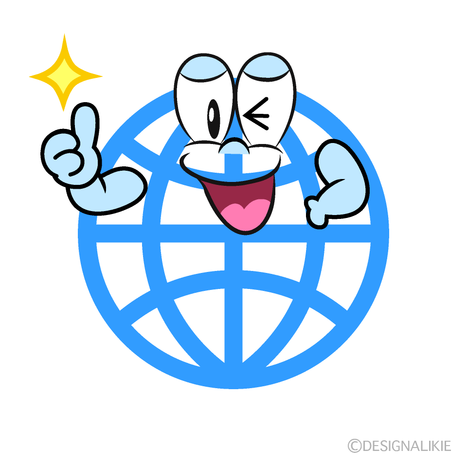 Thumbs up Global Cartoon Character Image