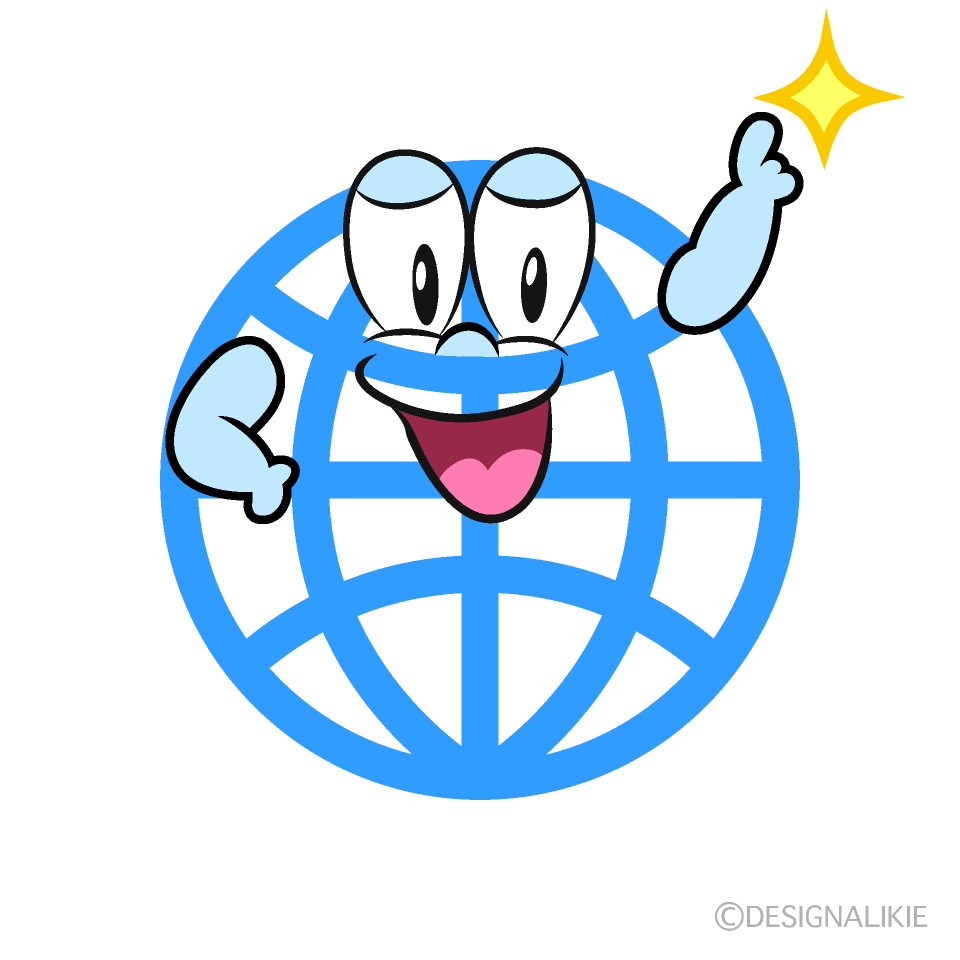 Posing Global Cartoon Character Image