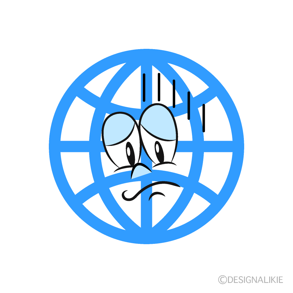 Depressed Global Cartoon Character Image