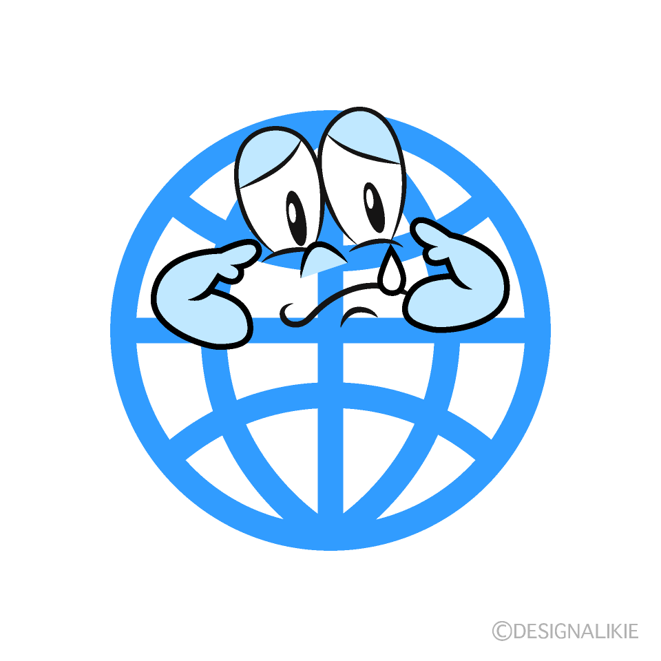 Sad Global Cartoon Character Image