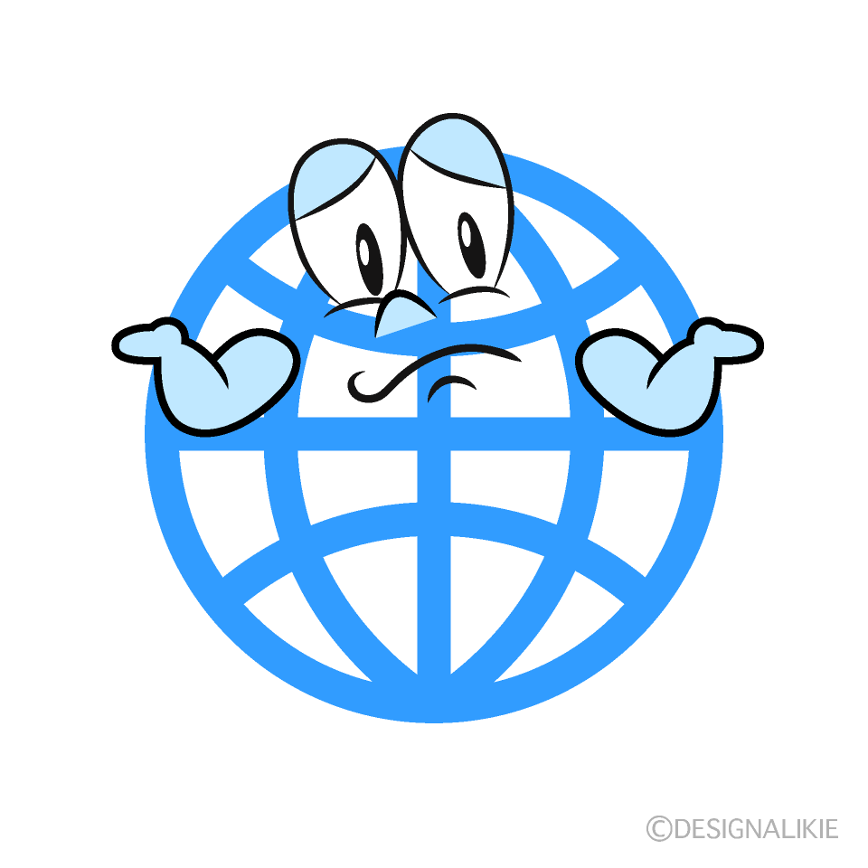 Troubled Global Cartoon Character Image