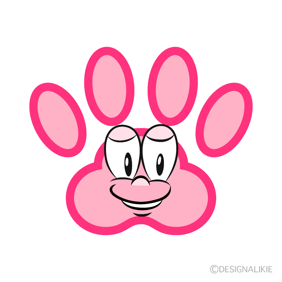 Paw Print Cartoon Character Image