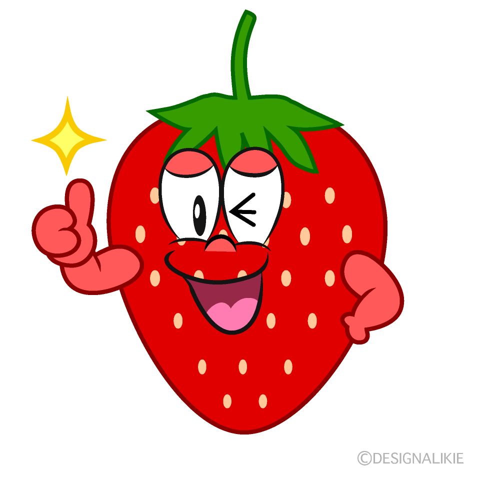 Thumbs up Strawberry